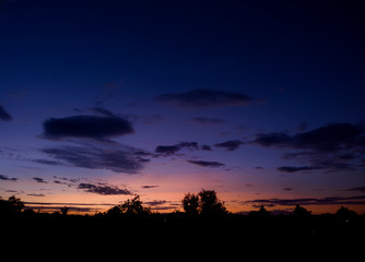 Sunset somewhere in Indonesia