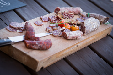 Cold Sausage Platter