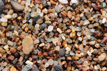 Beach sand texture surface macro close up