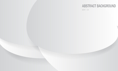 Abstract white and gray gradient background.geometric modern design