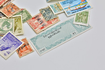 stamps of burma