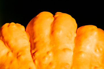 The image of a fragment of yellow squash