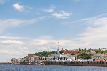 Obraz premium Nizhny Novgorod, View from Volga river