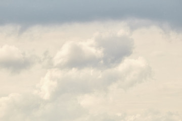 Big clouds on a sunny day