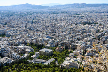 Stadtpanorama von Athen , Griechenland