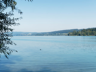Schweizer Seenlandschaft - Seeblick Hallwilersee - Beinwil am see