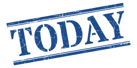 today stamp. today square grunge sign. today