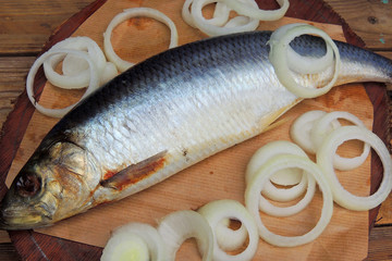 herring with onions and spices