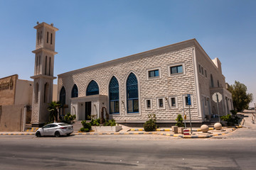 Fototapeta na wymiar King Abdulaziz Circuit Mosque, Riyadh