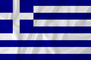 Greece waving flag