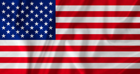 United States of America waving flag