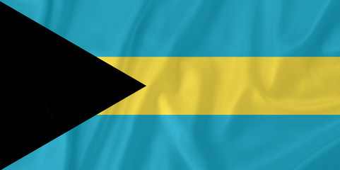 Bahamas waving flag