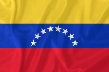 Venezuela waving flag