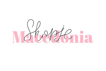 Fototapeta premium Inspirational handwritten brush lettering . Vector calligraphy illustration