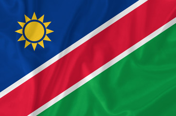 Namibia waving flag