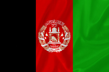 Afghanistan waving flag