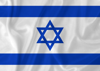 Israel waving flag