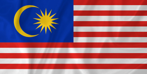 Malaysia waving flag