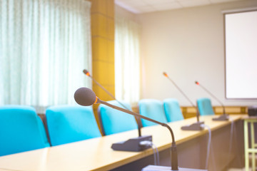 Analog Conference Microphone And meeting equipment.