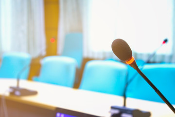 Analog Conference Microphone And meeting equipment.