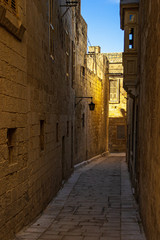 The ancient walled city of Mdina, Malta