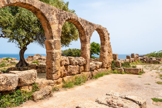 Ancient Roman ruins in Tipasa (Tipaza)