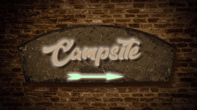 Sign 409 - Campsite