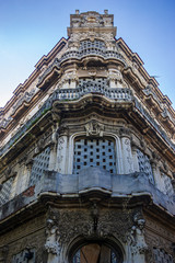 A crumbling old building in Havana, Cuba