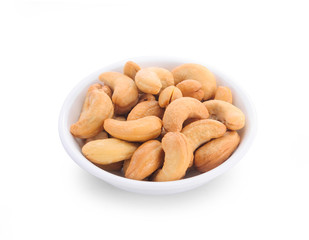 cashew nut isolated on white background