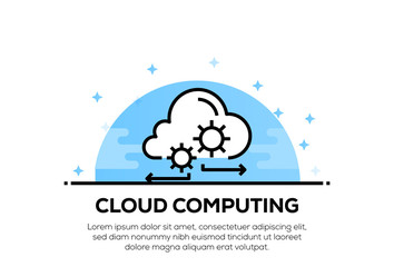 CLOUD COMPUTING ICON CONCEPT