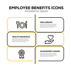 EMPLOYEE BENEFITS ICON SET