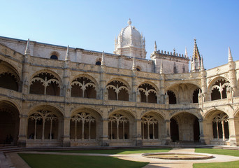 Jeronimos Monastery in Lisbon. Portugal.	