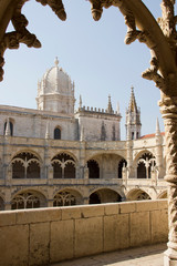 Fototapeta na wymiar Jeronimos Monastery in Lisbon. Portugal. 