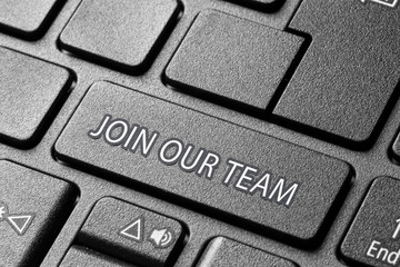 join our team , button on pc keyboard