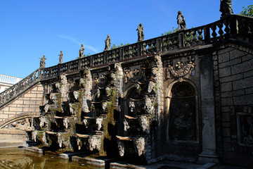 Eine Kaskade im Schlossgarten Herrenhausen