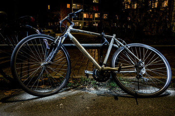 Naklejka na ściany i meble Bike with light