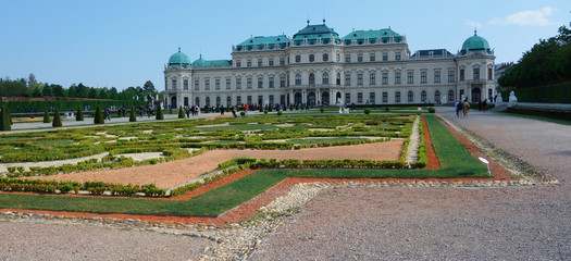 Obraz premium Belvedere Palace Park. Vein. Austria.