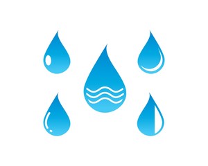 water drop Logo Template vector illustration