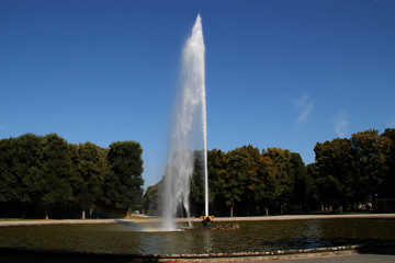 Die große Fontäne in Herrenhausen
