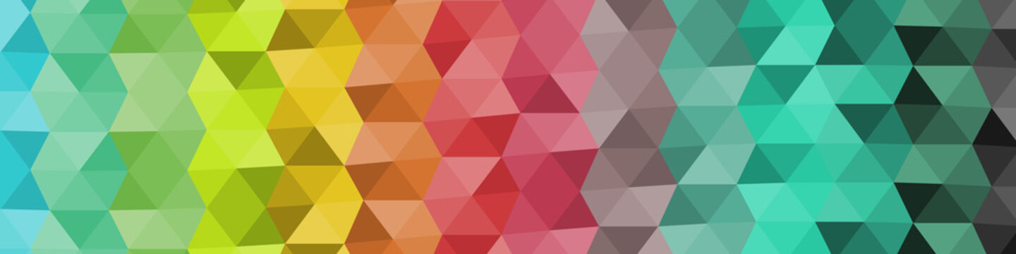Abstract Delaunay Voronoi trianglify Generative Art background illustration