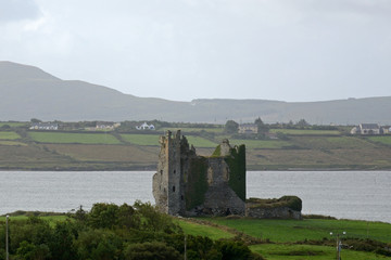 Medieval castle, Ballycarbery, Ireland