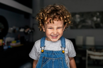 Portrait of cute baby looking at camera