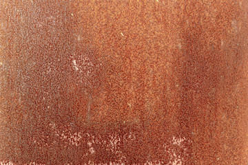  Unprotected sheet of metal covered with rust