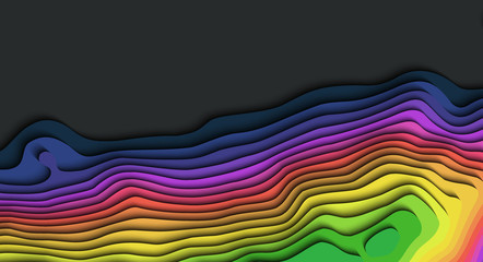 Mountain hiking. Map line of topography. Vector abstract topographic map concept with space for your copy. 3D Cartography concep background. Map mockup infographics. Sale background. Wavy backdrop