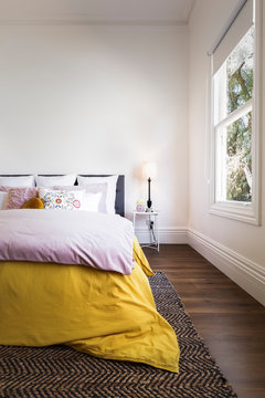 Luxury master bedroom detail