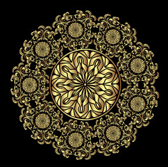 Vector Image. Ornament pattern.Can be used for designer wallpapers, for textile, packaging, printing or any desired idea. Different elements of paisley.