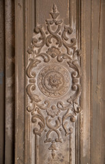 stone pattern on a pillar