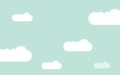 Sky blue background vector illustration