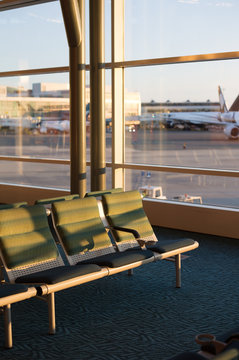 Airport waiting area
