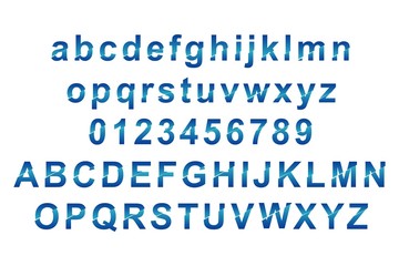 GRADIENT ALPHABET DESIGN